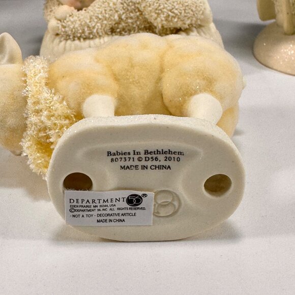 Snow Babies Department 56 Babies in Bethlehem Nativity Set - Picture 8 of 11